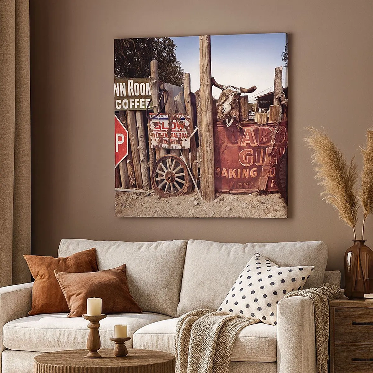 Cuadro sobre lienzo - Impresión de Imagen - Y el tiempo se detuvo - 30x30 cm