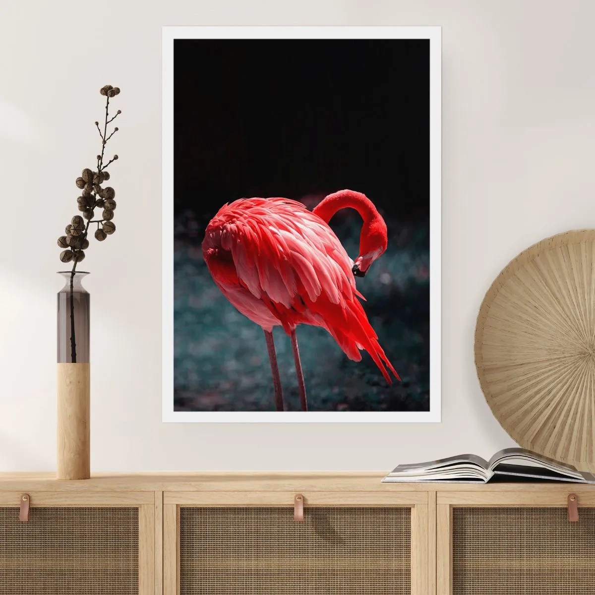 Póster - Un poema carmesí de la naturaleza - 40x50 cm