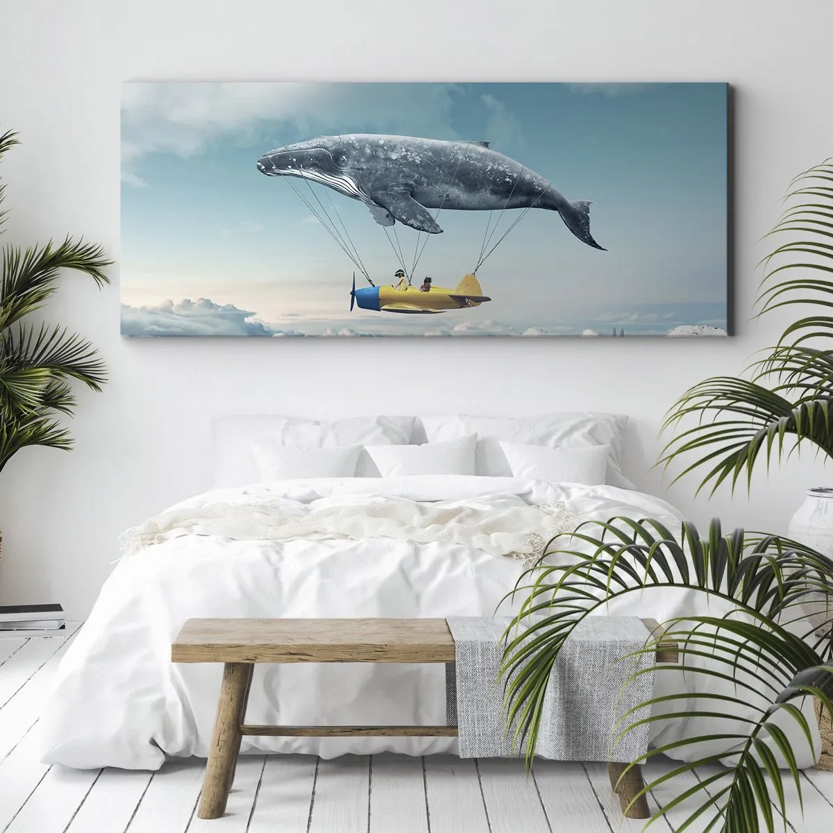 Cuadro sobre lienzo - Impresión de Imagen - ¿Por qué no? - 100x40 cm