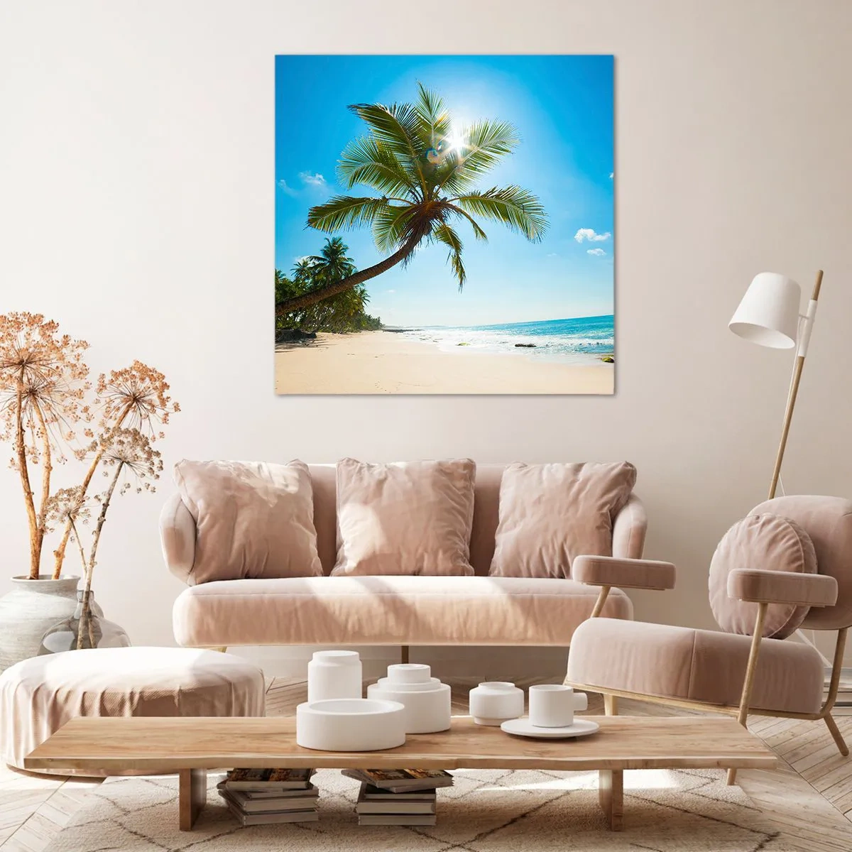 Cuadro sobre lienzo - Impresión de Imagen - Mi lugar privado - 70x70 cm