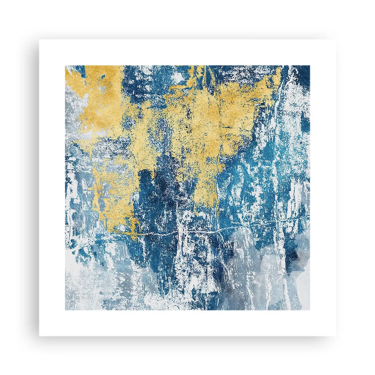 Póster - Una abstracción serena - 40x40 cm
