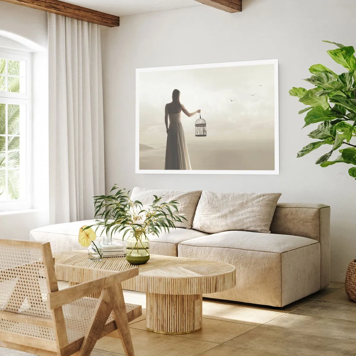 Póster - Sé libre - 91x61 cm