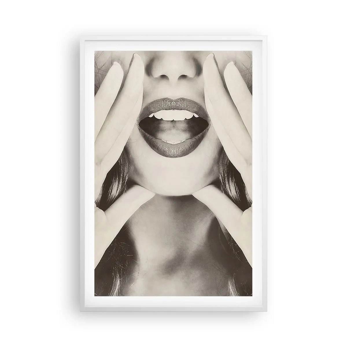 Póster en marco blanco - ¡Ya estoy en camino! - 61x91 cm