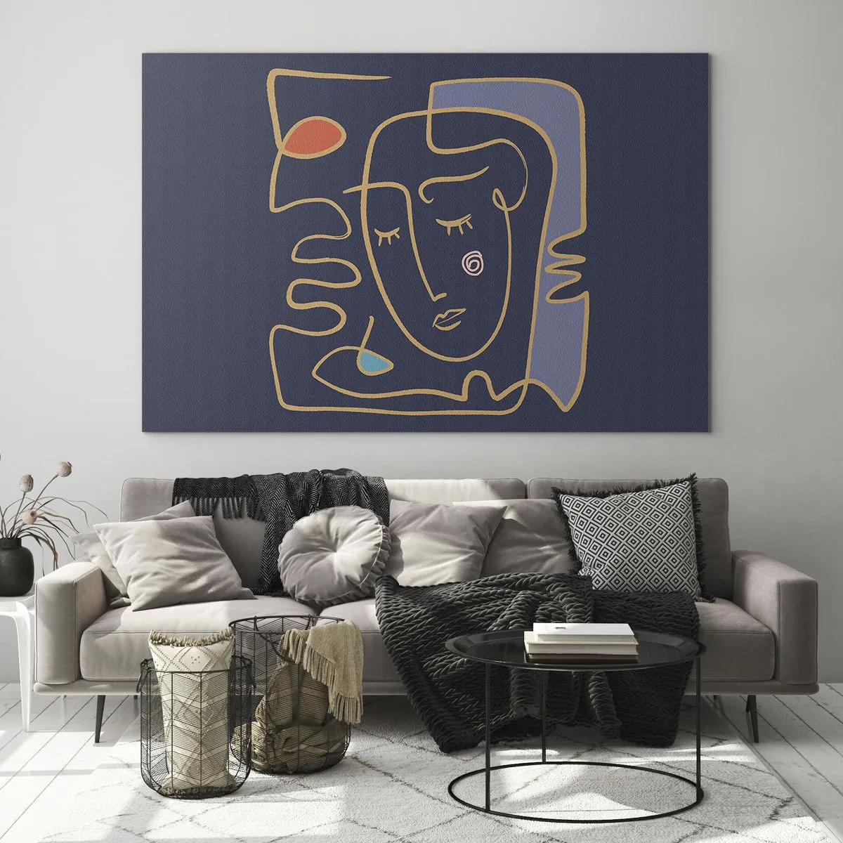 Cuadro sobre vidrio - Impresiones sobre Vidrio - En un maravilloso sueño - 70x50 cm