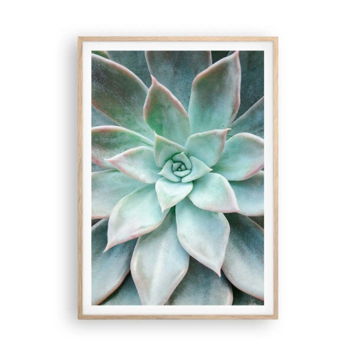 Póster en marco roble claro - El corazón del desierto - 70x100 cm