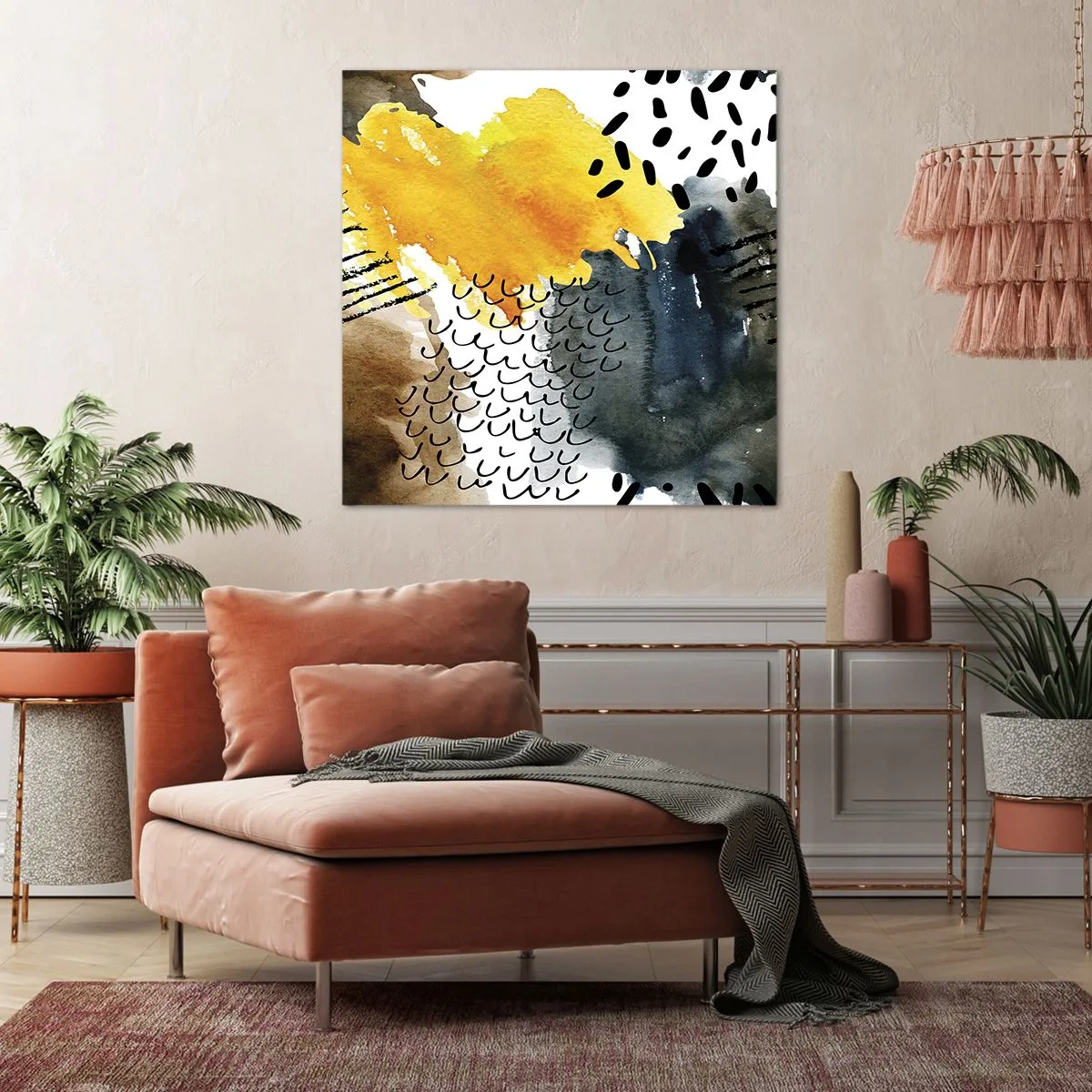 Cuadro sobre lienzo - Impresión de Imagen - Reunión de los elementos - 60x60 cm