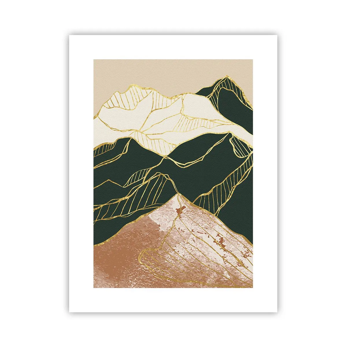 Póster - Picos de oro - 30x40 cm