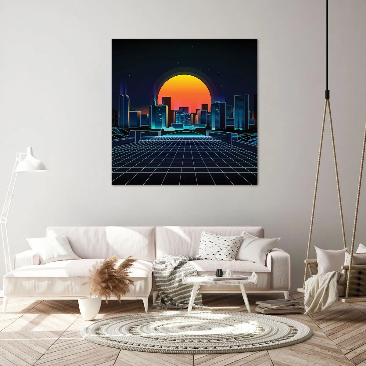 Cuadro sobre lienzo - Impresión de Imagen - ¿Todavía deseas volver a la realidad? - 70x70 cm