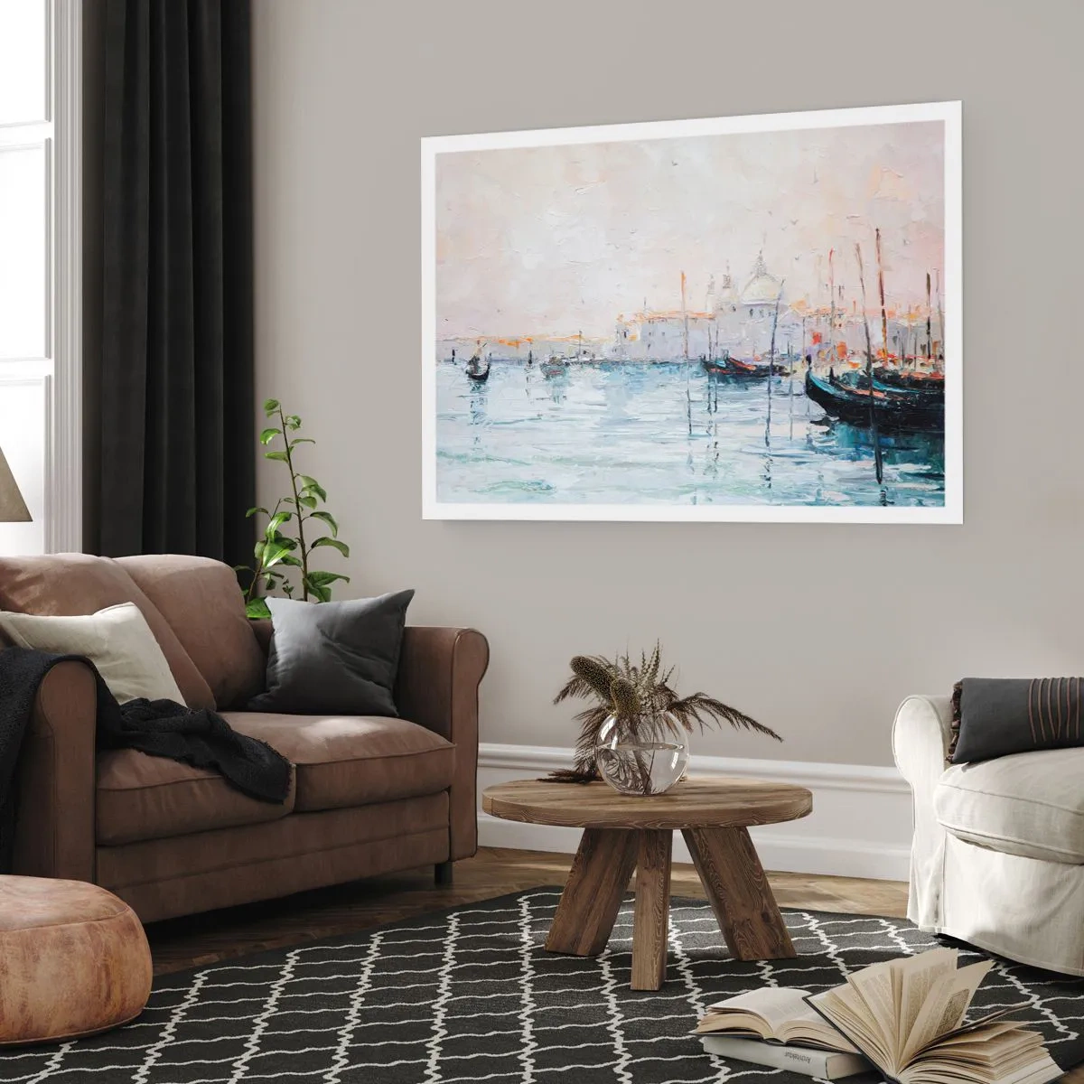 Póster - Más allá del agua, más allá de la niebla - 91x61 cm