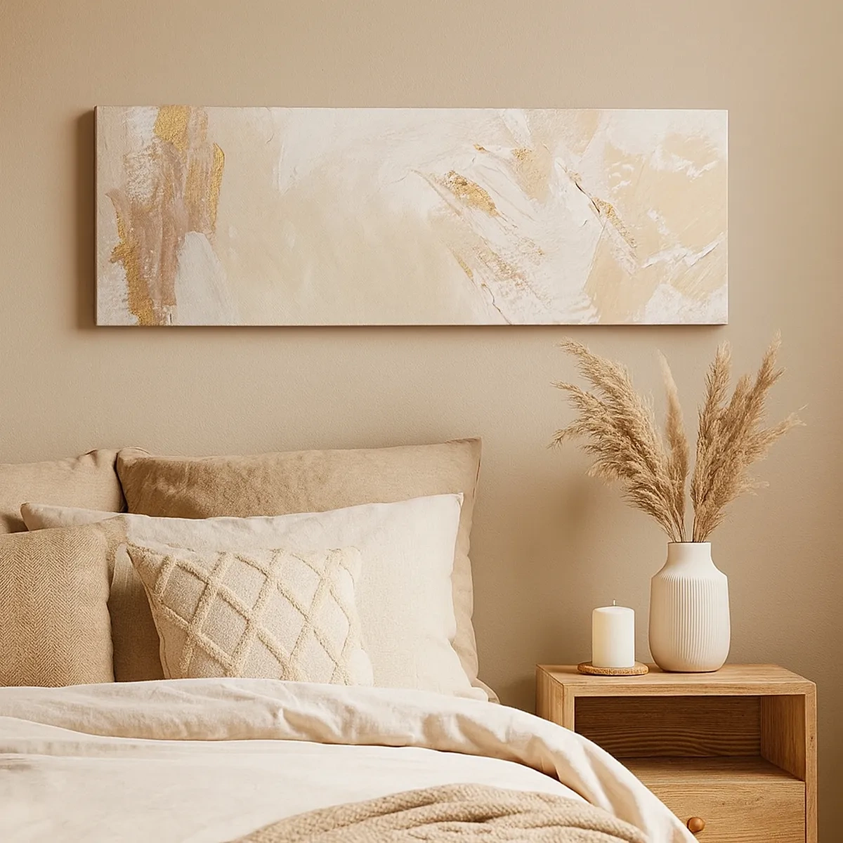 Cuadro sobre lienzo - Impresión de Imagen - Composición en pastel - 30x30 cm