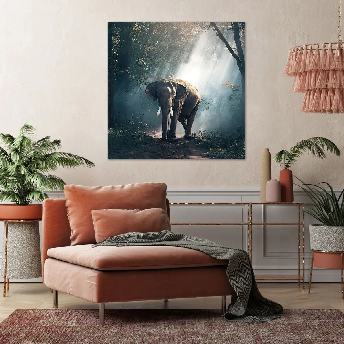 Cuadro sobre lienzo - Impresión de Imagen - Un paseo tranquilo - 30x30 cm