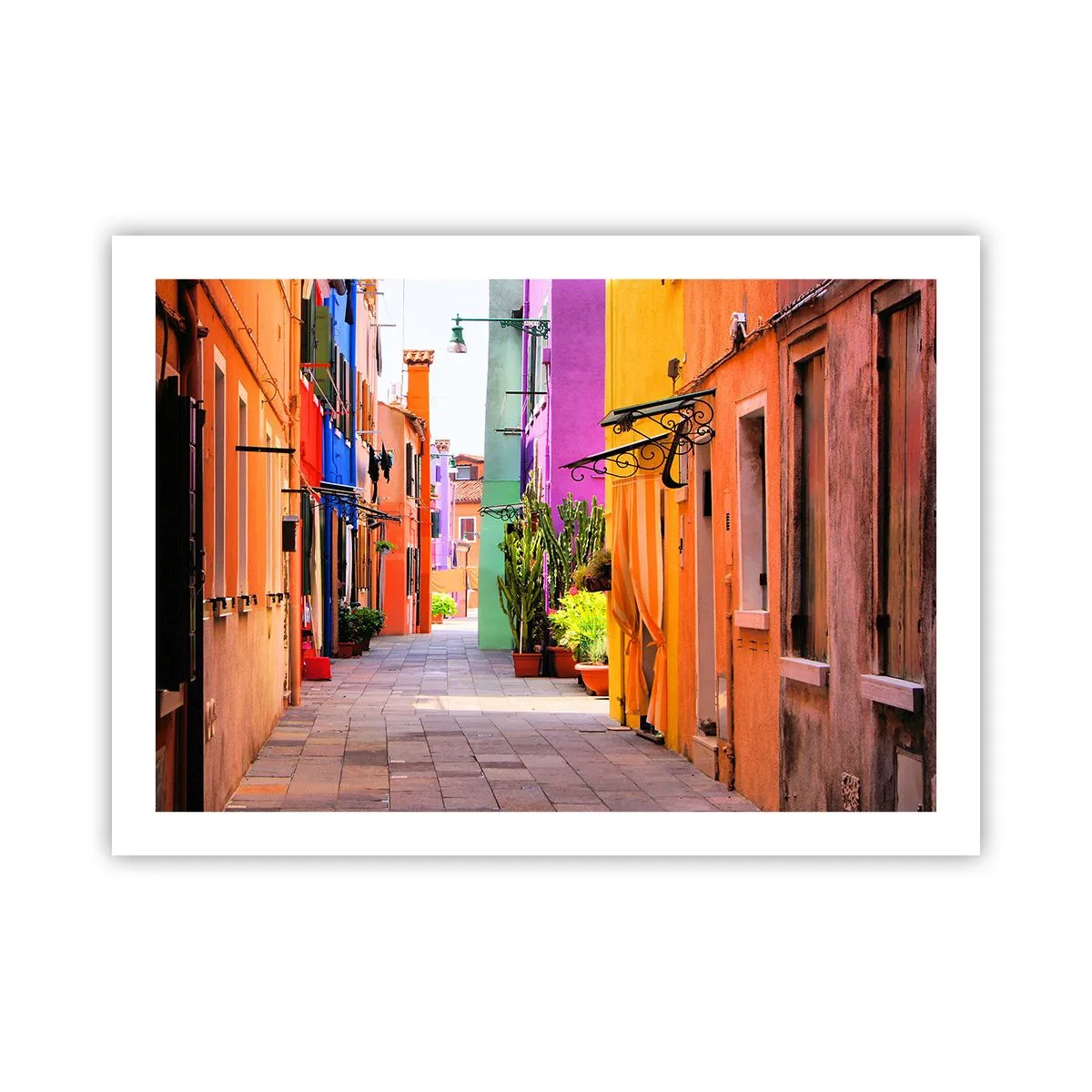 Póster - El callejón arco iris - 70x50 cm