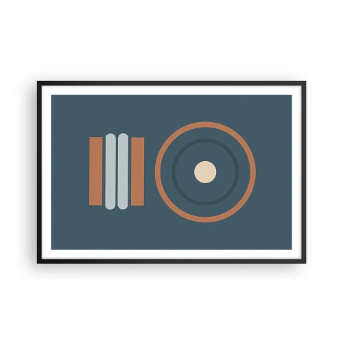 Póster en marco negro - La esencia de las cosas - 91x61 cm