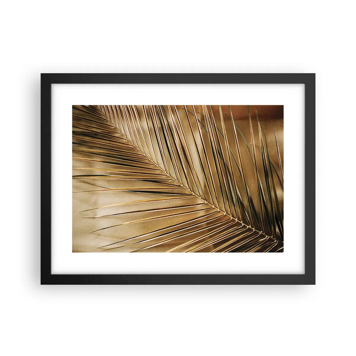 Póster en marco negro - Una columnata natural - 40x30 cm