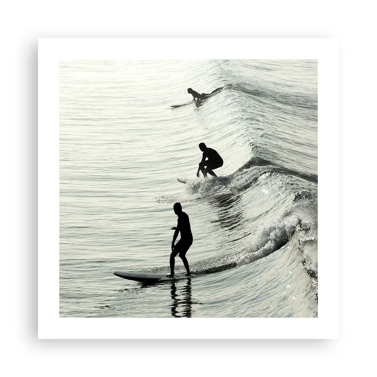 Póster - Al encuentro de la ola - 50x50 cm