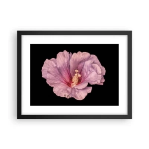 Póster en marco negro - Directo al corazón - 40x30 cm