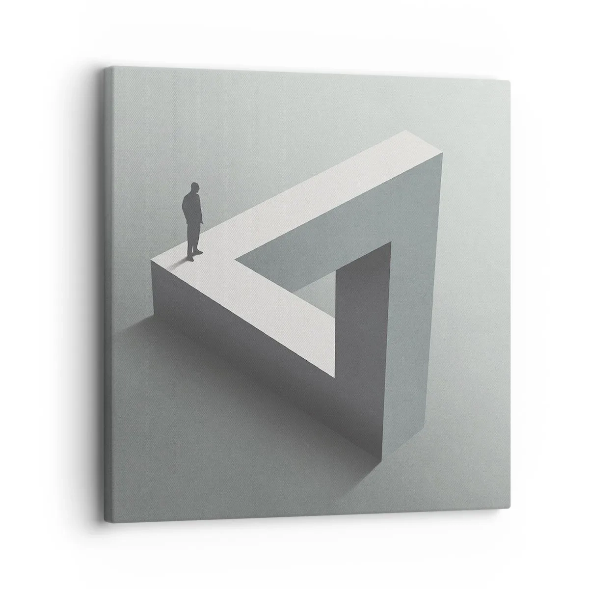 Cuadro sobre lienzo - Impresión de Imagen - Y, sin embargo, es posible - 30x30 cm