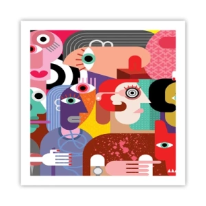 Póster - Estilo Picasso - 60x60 cm