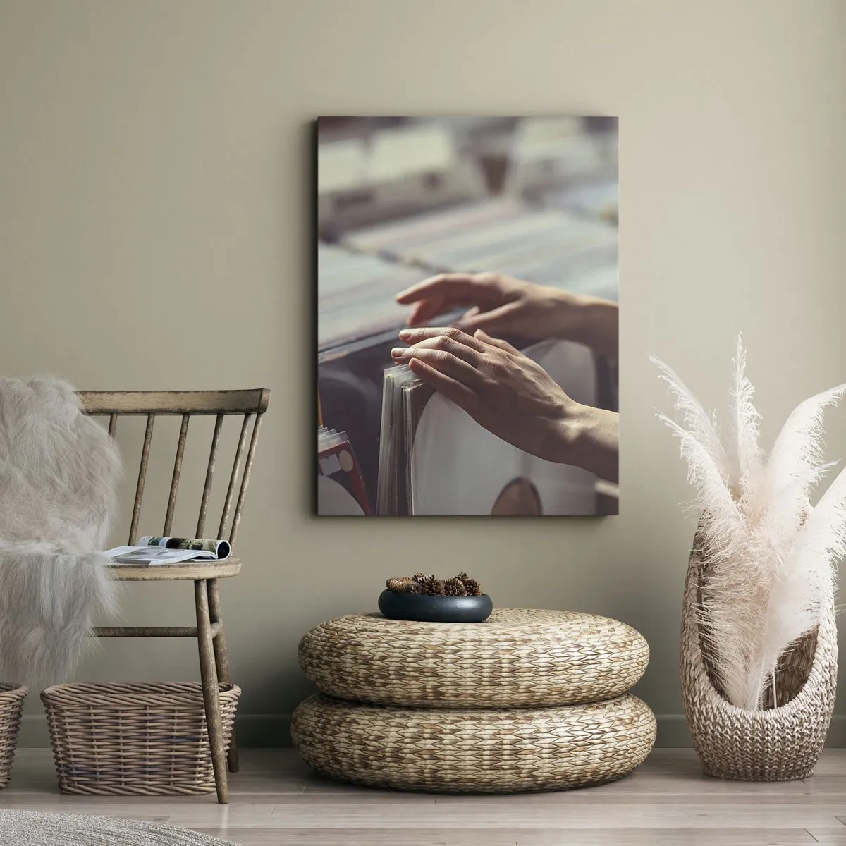 Cuadro sobre lienzo - Impresión de Imagen - En busca de emociones - 45x80 cm