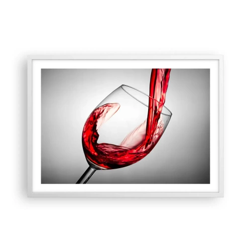 Póster en marco blanco - Color - Movimiento - Sonido - 70x50 cm