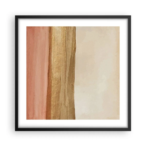 Póster en marco negro - Composición vertical - 50x50 cm