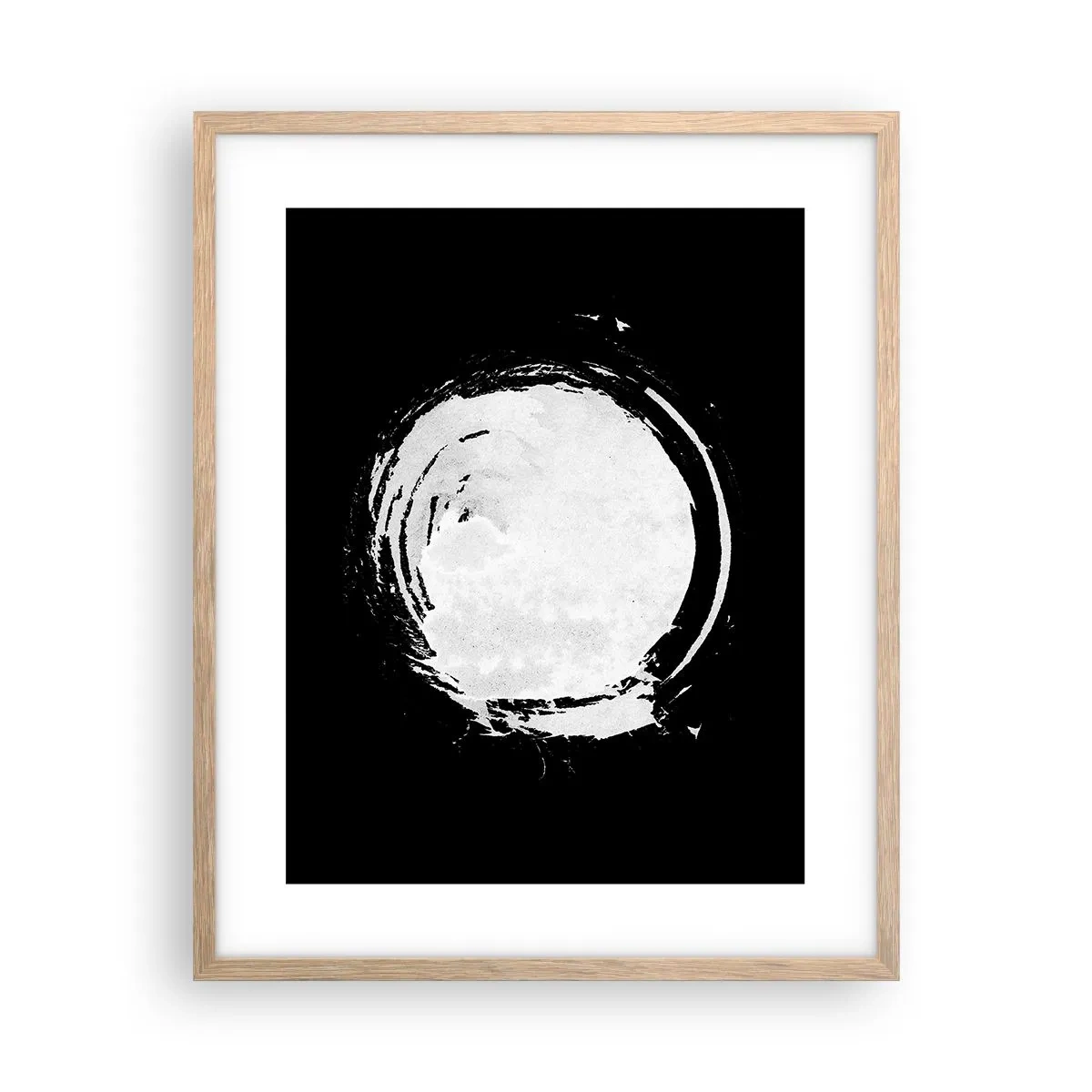 Póster en marco roble claro - La buena salida - 40x50 cm