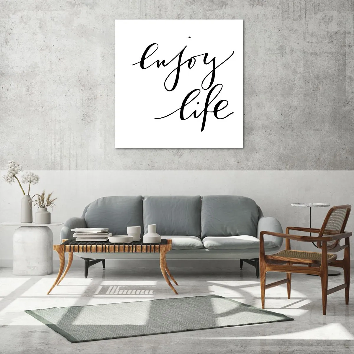 Cuadro sobre vidrio - Impresiones sobre Vidrio - Nada que añadir... - 70x70 cm