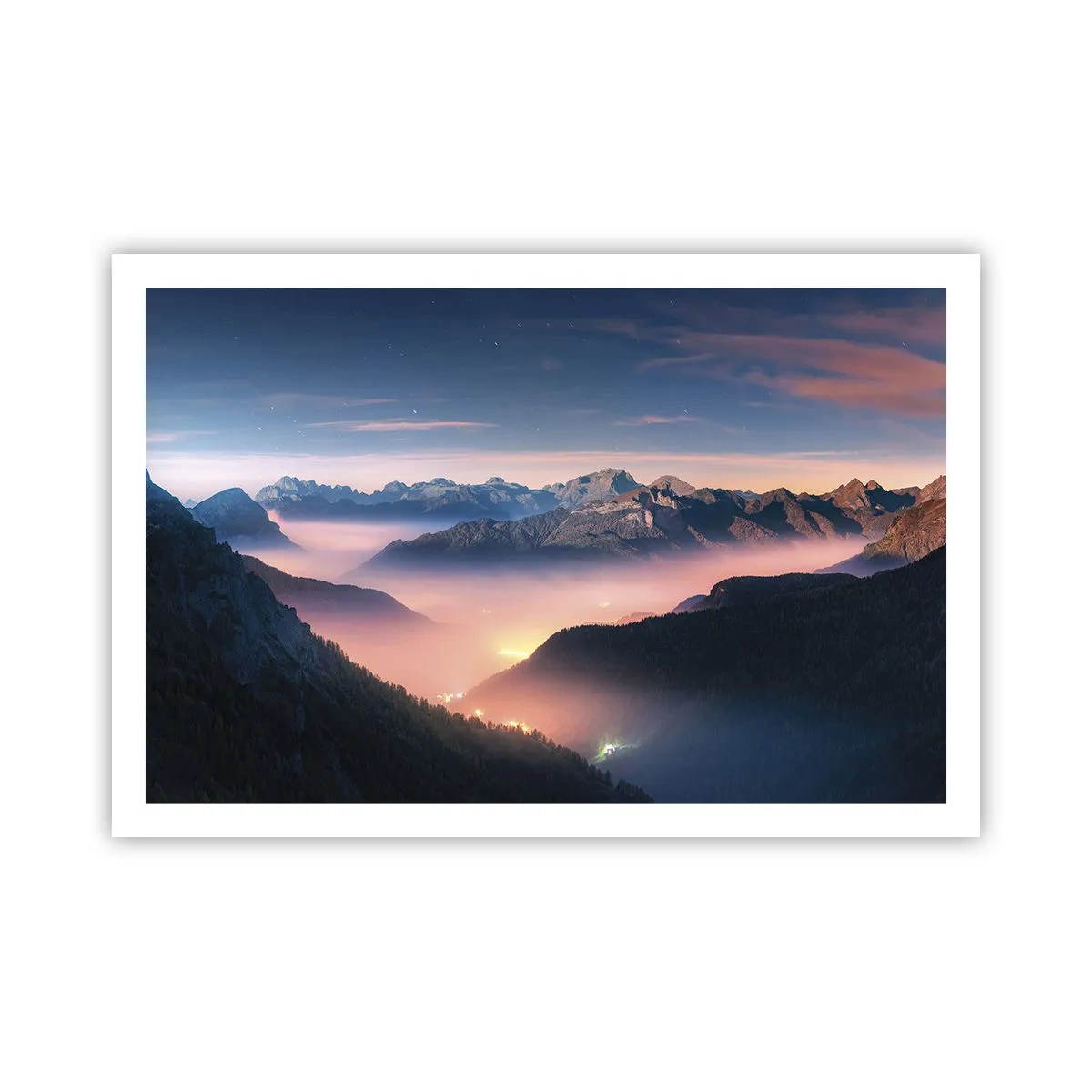 Póster - Luz en los valles - 91x61 cm