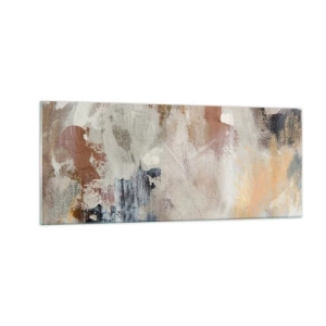 Cuadro sobre vidrio - Impresiones sobre Vidrio - Abstracción brumosa - 100x40 cm