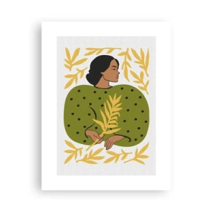 Póster - Chica hawaiana - 30x40 cm