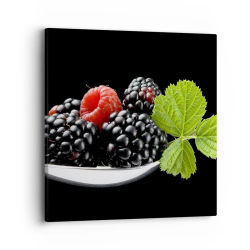Cuadro sobre lienzo - Impresión de Imagen - El sabor de la frescura - 40x40 cm
