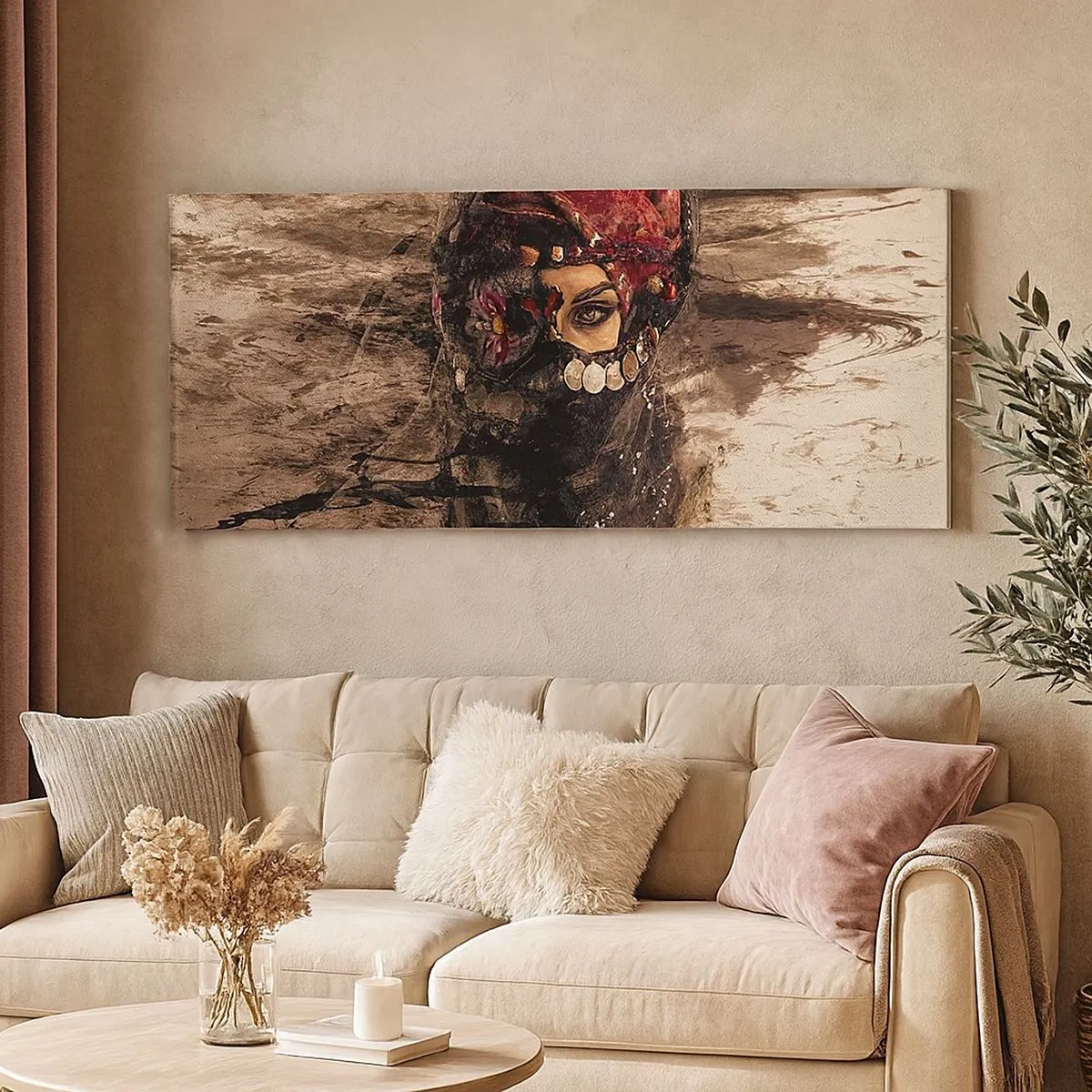 Cuadro sobre lienzo - Impresión de Imagen - Inquietante, como mínimo - 100x40 cm