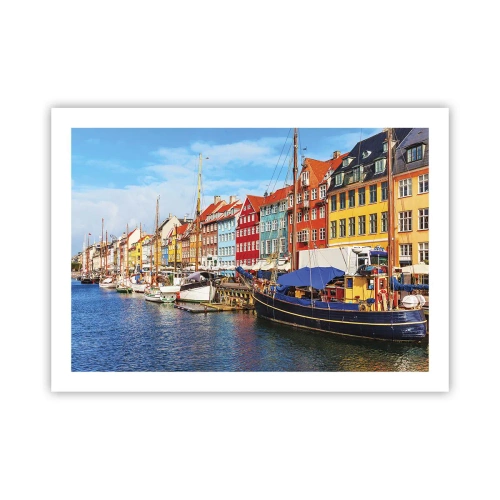 Póster - Muelle alegre - 70x50 cm
