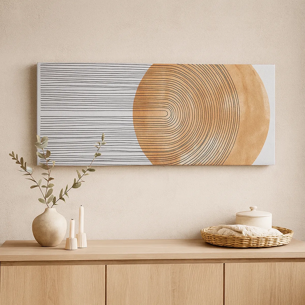 Cuadro sobre lienzo - Impresión de Imagen - Una composición soleada - 30x30 cm