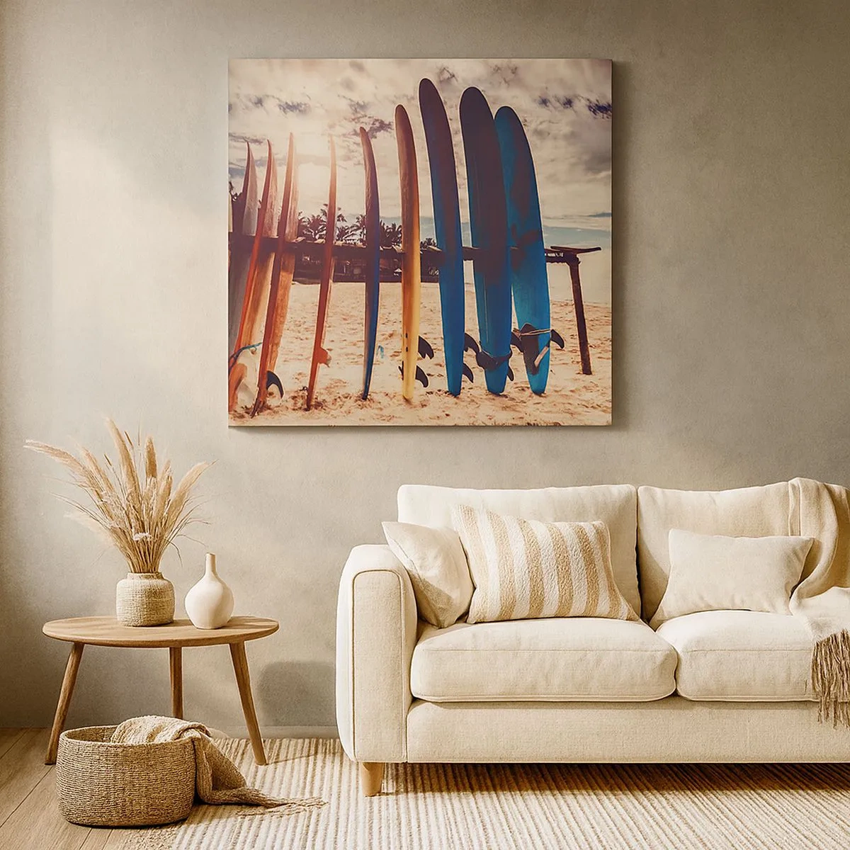 Cuadro sobre lienzo - Impresión de Imagen - Buenas noches, hasta mañana - 30x30 cm