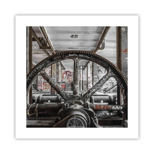 Póster - La vida secreta de una fábrica - 40x40 cm