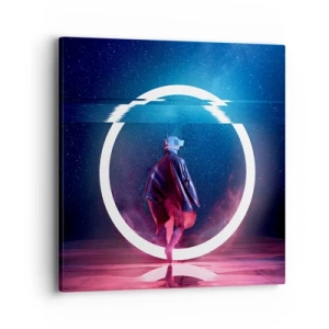 Cuadro sobre lienzo - Impresión de Imagen - Entre mundos - 40x40 cm