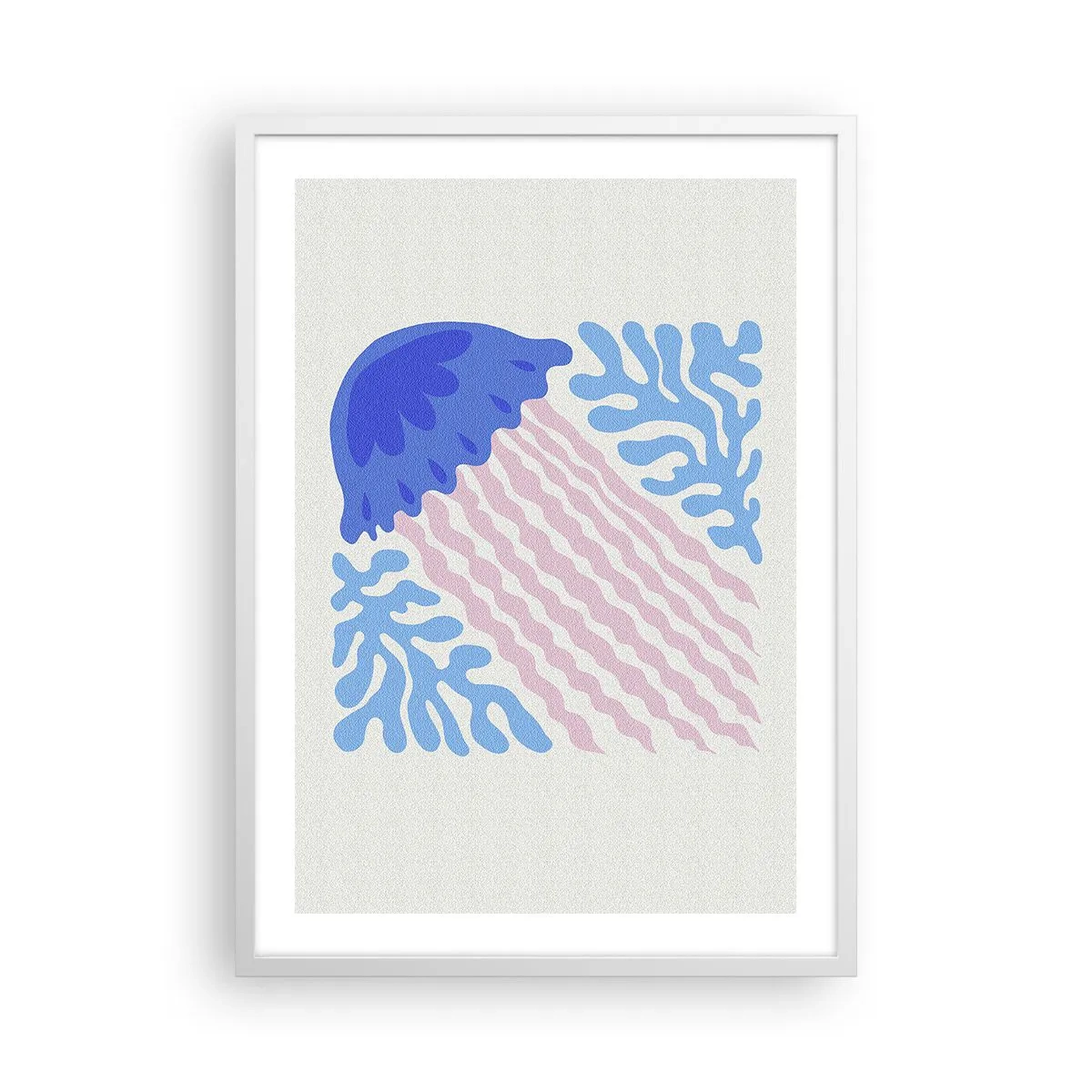 Póster en marco blanco - Como de otro mundo - 50x70 cm