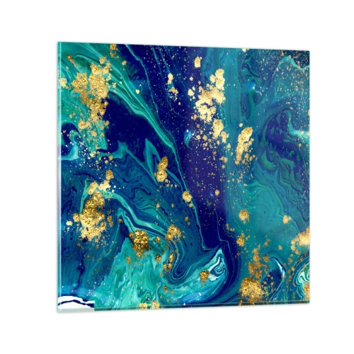 Cuadro sobre vidrio - Impresiones sobre Vidrio - Pétalos de sol  - 40x40 cm