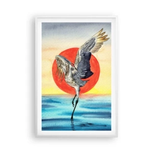 Póster en marco blanco - Hora de volver - 61x91 cm