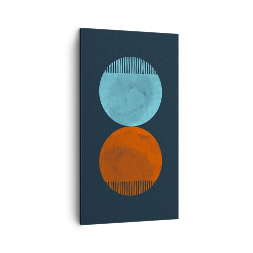 Cuadro sobre lienzo - Impresión de Imagen - ¿Solo geometría? - 45x80 cm