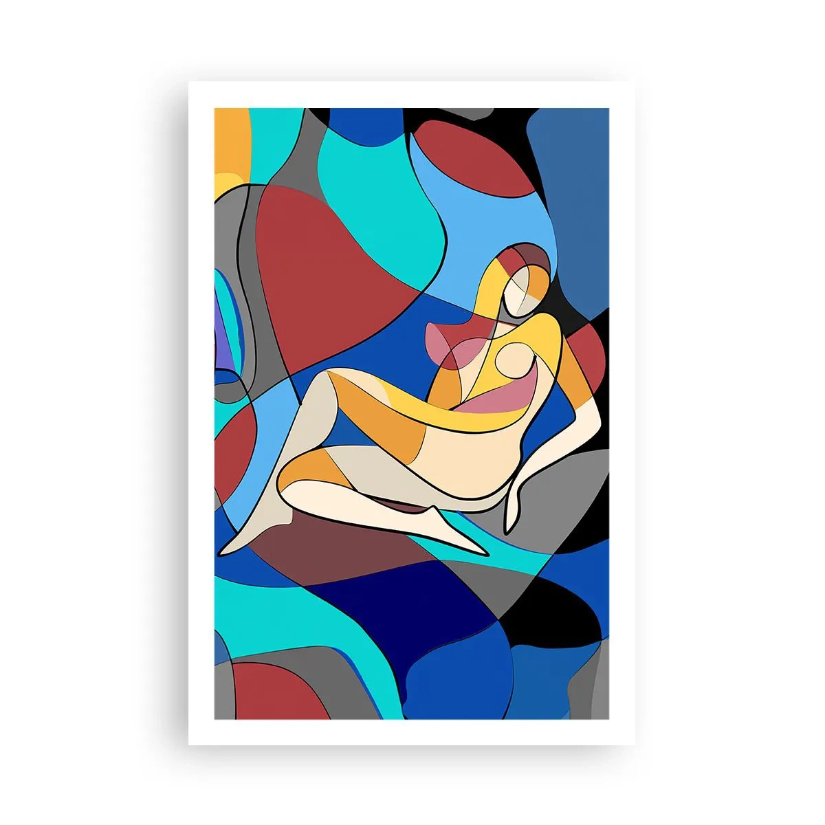 Póster - Desnudo cubista - 61x91 cm