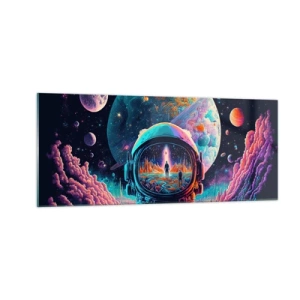 Cuadro sobre vidrio - Impresiones sobre Vidrio - Sueños de niño - 100x40 cm