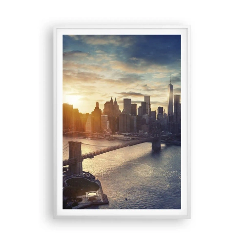 Póster en marco blanco - Un monumento a la cultura occidental - 70x100 cm