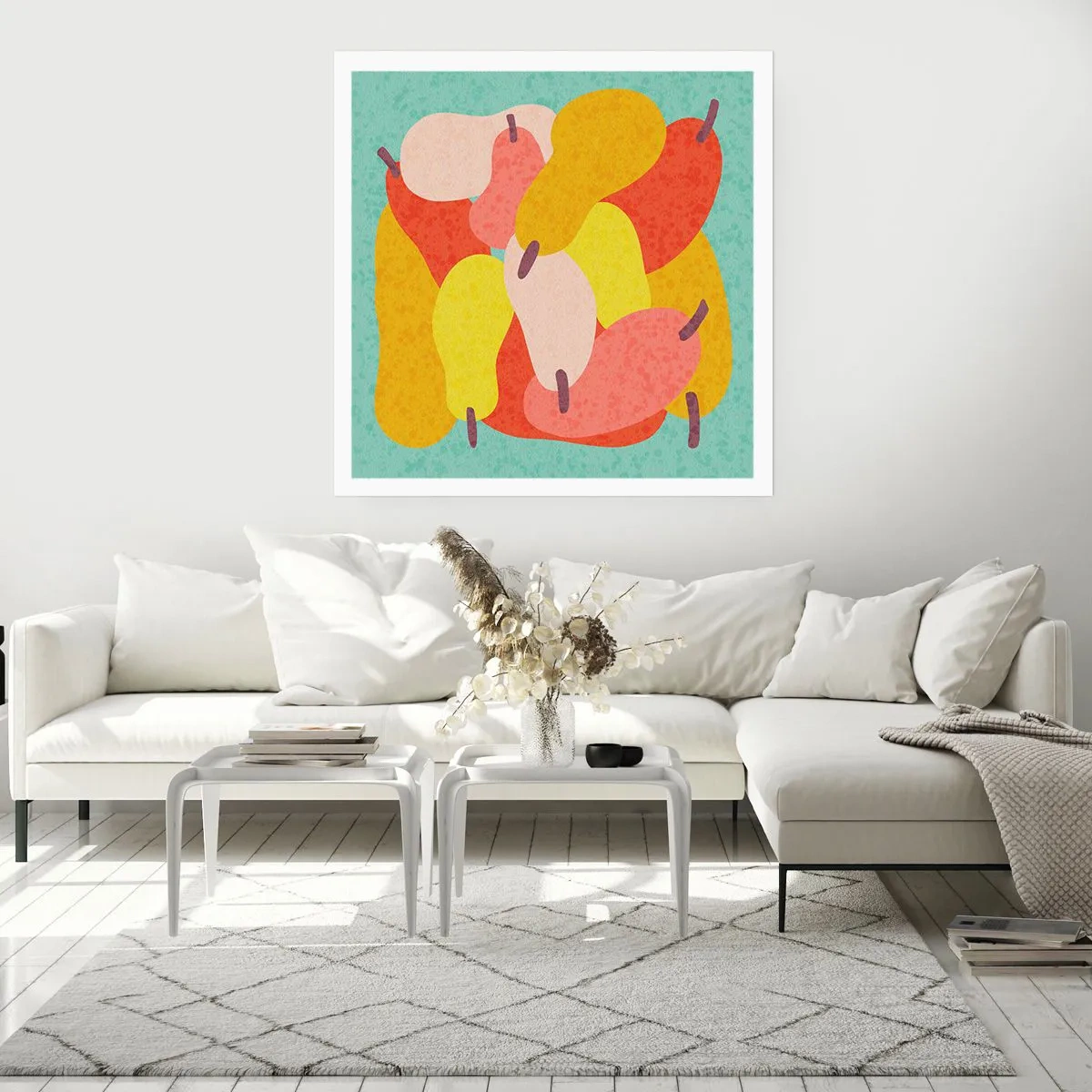 Póster - Saborear el sol del verano - 60x60 cm