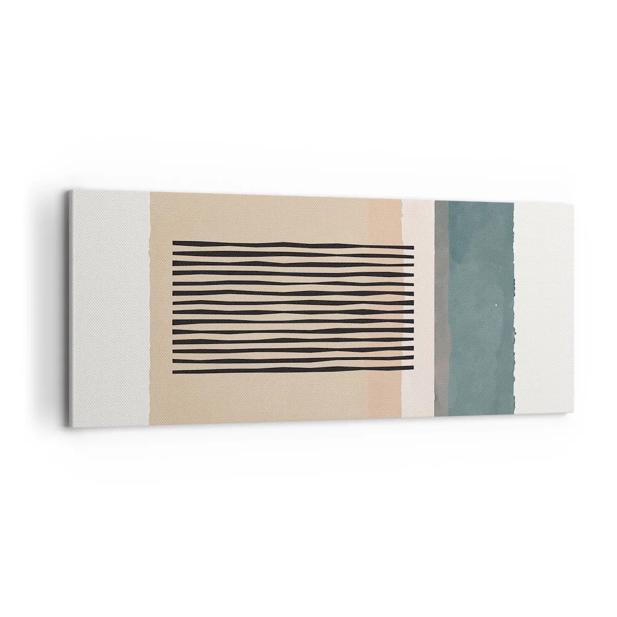 Cuadro sobre lienzo - Impresión de Imagen - Todo en orden - 100x40 cm