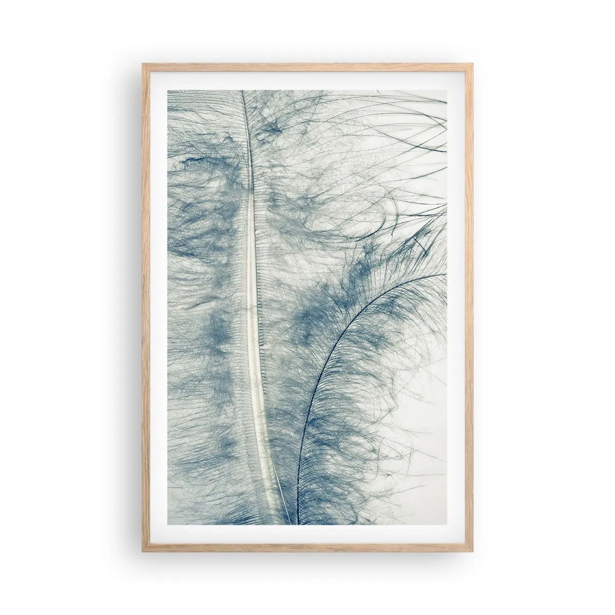 Póster en marco roble claro - Susurro de la naturaleza - 61x91 cm