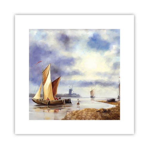 Póster - El regreso de los marineros - 30x30 cm