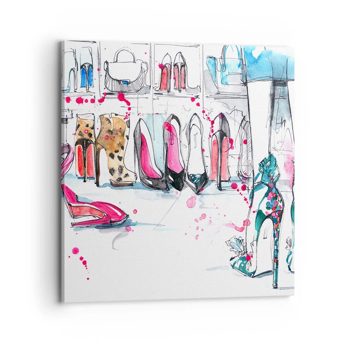 Cuadro sobre lienzo - Impresión de Imagen - Ábrete, sésamo - 70x70 cm