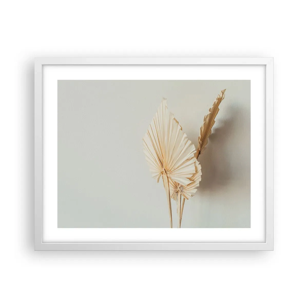 Póster en marco blanco - Armonía y consuelo - 50x40 cm